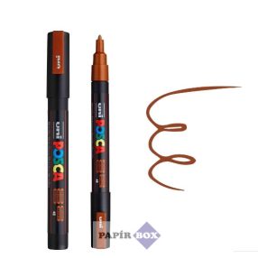 Dekormarker, 0,9-1,3 mm, UNI "Posca PC-3M", bronz
