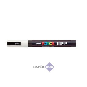 Dekormarker, 0,9-1,3 mm, UNI "Posca PC-3M", fehér