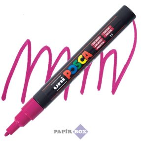   Dekormarker, 0,9-1,3 mm, UNI "Posca PC-3M", fukszia