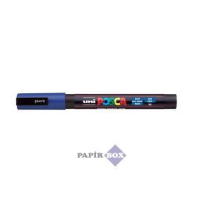 Dekormarker, 0,9-1,3 mm, UNI "Posca PC-3M", kék