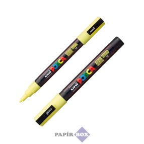   Dekormarker, 0,9-1,3 mm, UNI "Posca PC-3M", napsárga