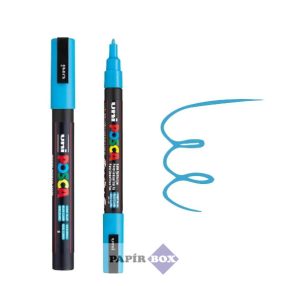   Dekormarker, 0,9-1,3 mm, UNI "Posca PC-3M", világoskék