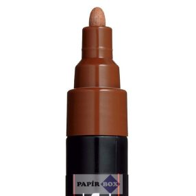 Dekormarker, 1,8-2,5 mm, UNI "Posca PC-5M", barna
