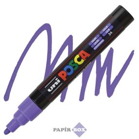   Dekormarker, 1,8-2,5 mm, UNI "Posca PC-5M", halványlila