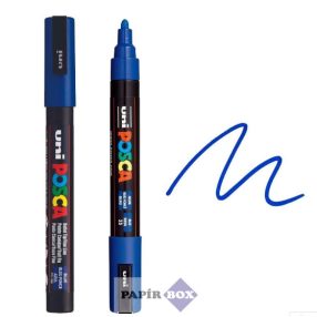 Dekormarker, 1,8-2,5 mm, UNI "Posca PC-5M", kék