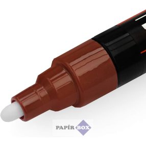   Dekormarker, 1,8-2,5 mm, UNI "Posca PC-5M", kakaó barna