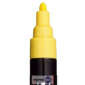 Dekormarker, 1,8-2,5 mm, UNI "Posca PC-5M", sárga