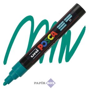   Dekormarker, 1,8-2,5 mm, UNI "Posca PC-5M", smaragdzöld