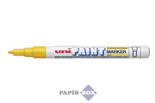 Lakkmarker, 0,8-1,2 mm, UNI "PX-21", sárga