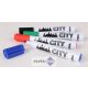 Táblamarker készlet, 1-3 mm, kúpos, VICTORIA VISUAL "City", 4 különböző szín