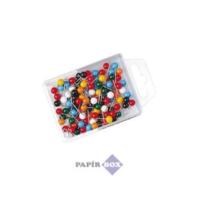 Térképtű, gömb fejű, 100 db, WEDO