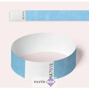 Karszalag, 3/4", tyvek, világoskék, 100db/csomag