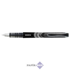 Töltőtoll, 0,6 mm, ZEBRA "Fountain pen", fekete
