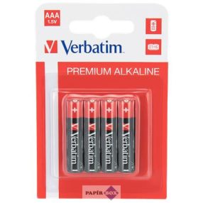 Elem, AAA mikro, 4 db, VERBATIM "Premium"