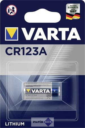 Elem, CR123A fotóelem, lítium, 1 db VARTA