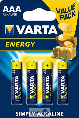 Elem, AAA mikro, 4 db, VARTA "Energy"