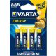 Elem, AAA mikro, 4 db, VARTA "Energy"
