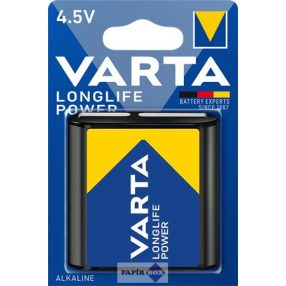   Elem, 3LR12 lapos elem, 4,5 V, 1 db, VARTA "Longlife Power"
