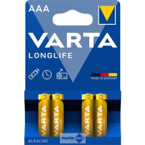 Elem, AAA mikro, 4 db, VARTA "Longlife"