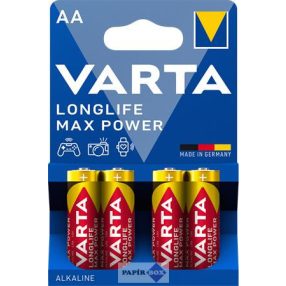 Elem, AA ceruza, 4 db, VARTA "Longlife Max Power"