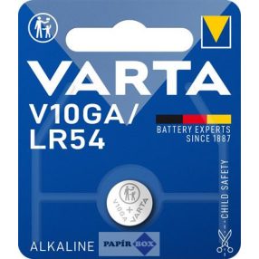Gombelem, V10GA/LR1130/LR54/189, 1 db, VARTA