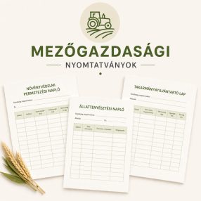 Mezőgazdasági és erdészeti nyomtatványok