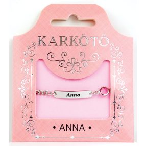 Névre szóló karkötő