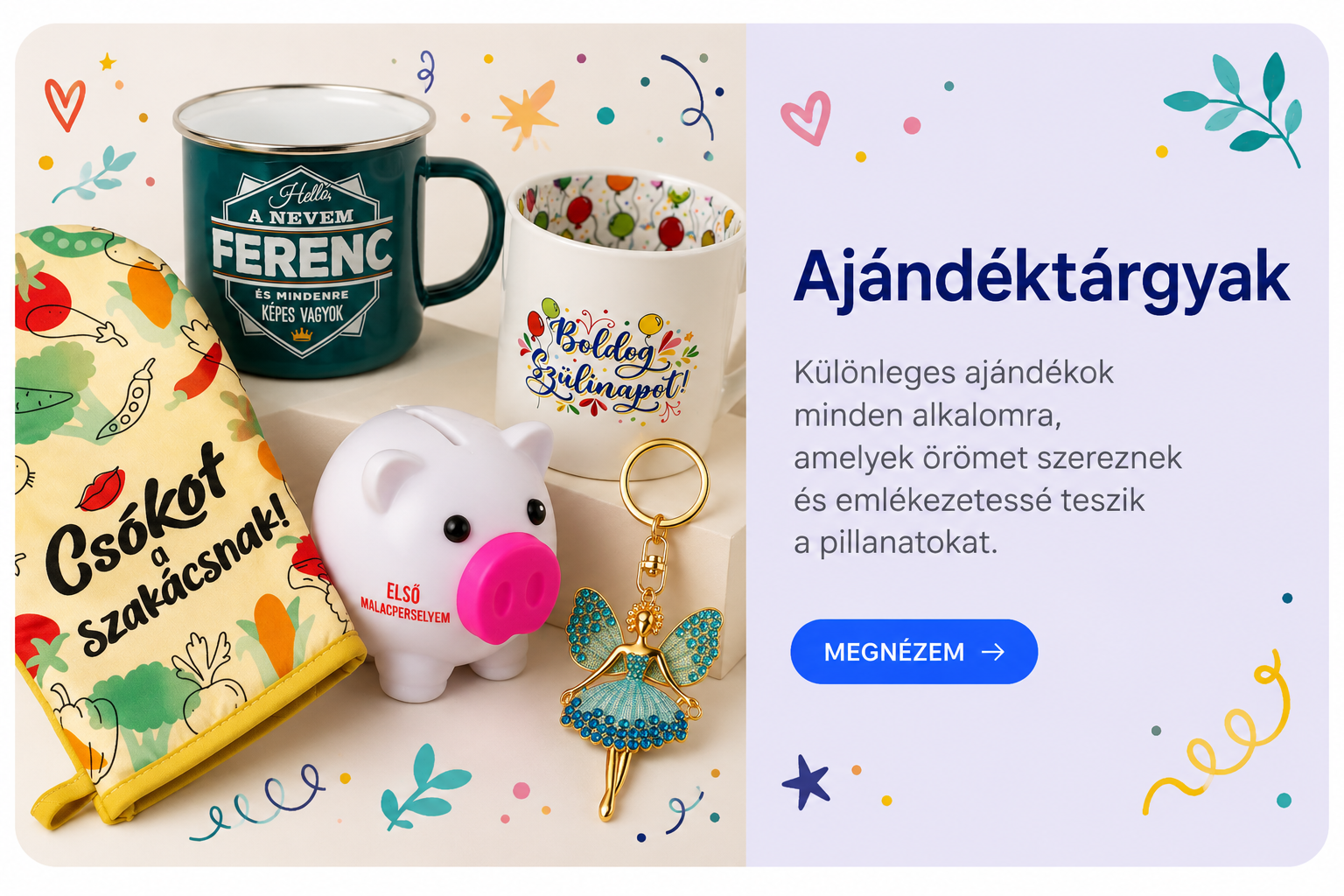 Ajándéktárgyak